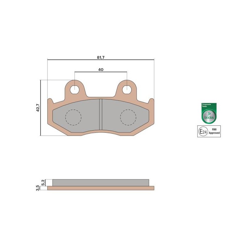 Brake Pads MHR Synt Honda