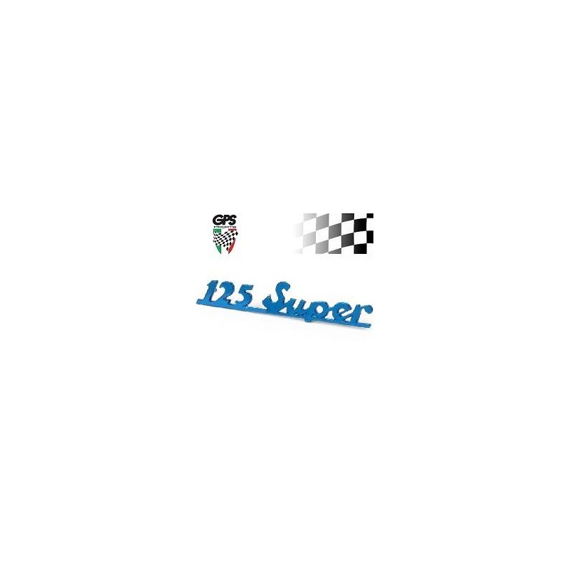 Rear Frame Badge 125 Super Blu