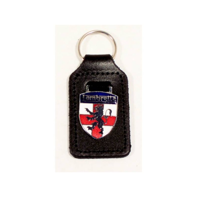 Key Ring Lambretta Leather Fob