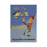 'Take the Lambretta' poster