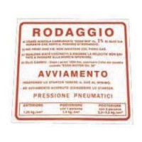 Run In Sticker Red Small Frame