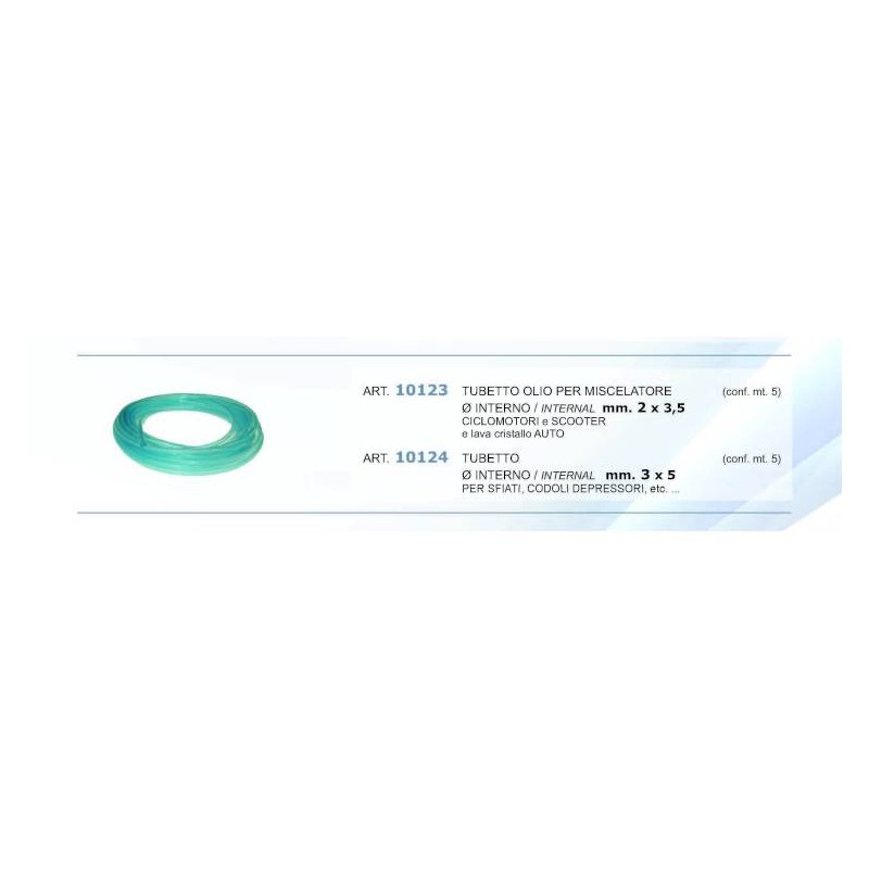 Oil Hose 2 by 4.5mm per Metre