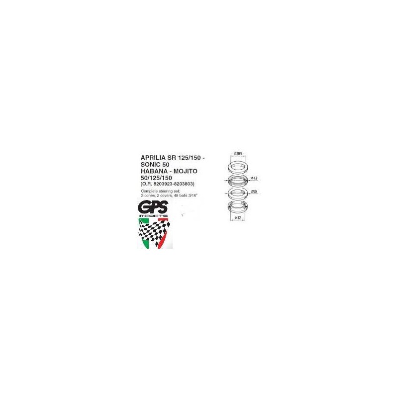 Steering Brg Set Mojito, SR125