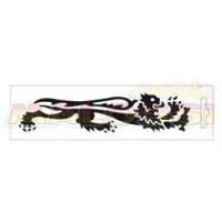 Black Lion Sticker Right 14cm