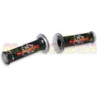 2 Black Grips with Tribal Logo