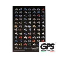 Poster Vespa Vintage Black