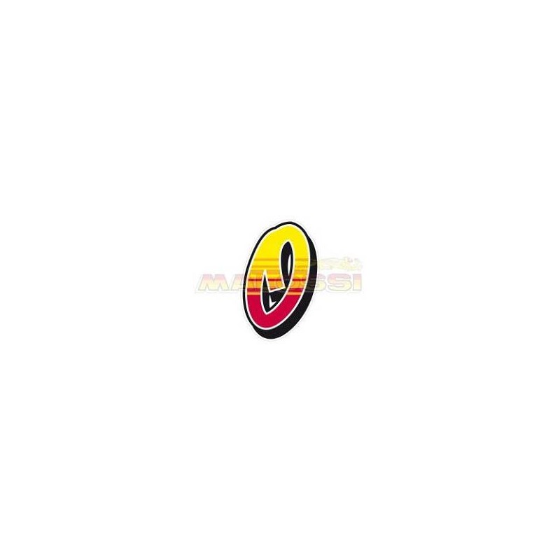 2 Race Number Stickers 