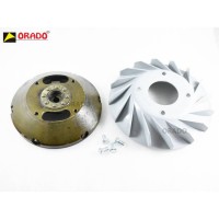 Flywheel and Plastic Fan