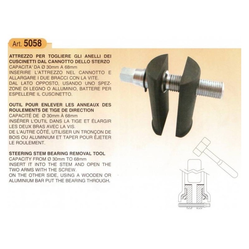 Steering Race Removal Tool